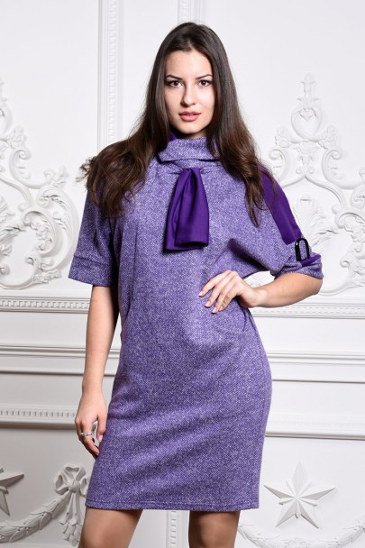 Платье мод. 1445-1 цвет Фиолетовый