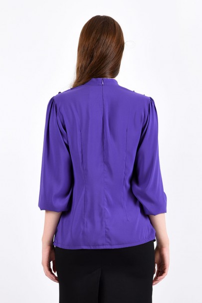 Блуза мод. 1524 цвет Фиолетовый