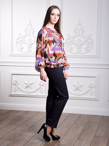 Блуза мод. 6501-1 цвет Терракотовый