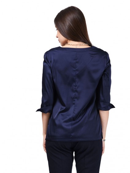 Блуза мод. 6508 цвет Синий